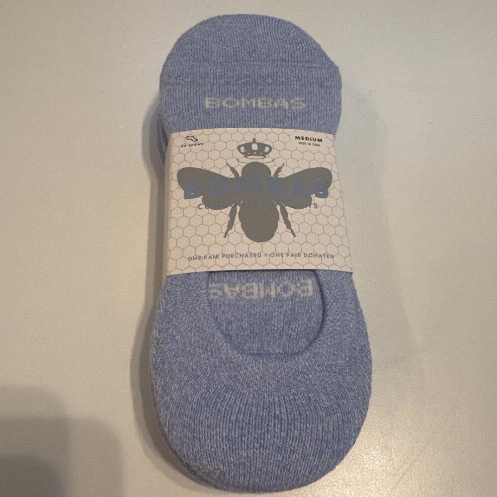 Bombas NWT women’s 4pk Medium no show socks color: Lavender/Purple - Picture 2 of 5